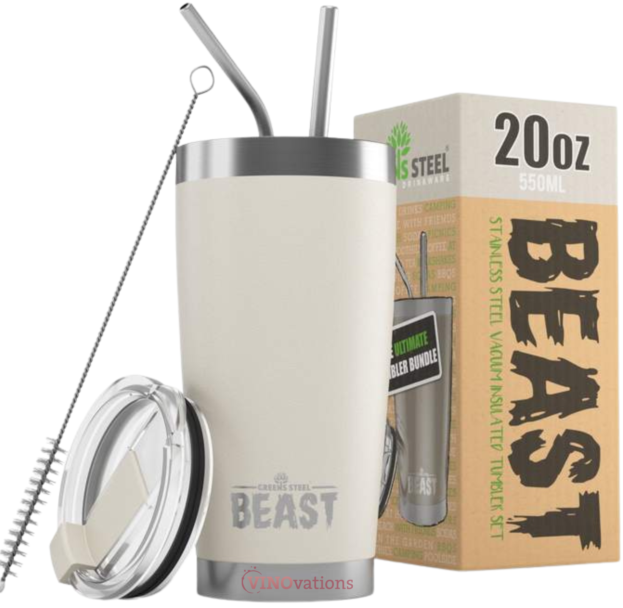 BEAST Custom Engraved 20oz Tumbler