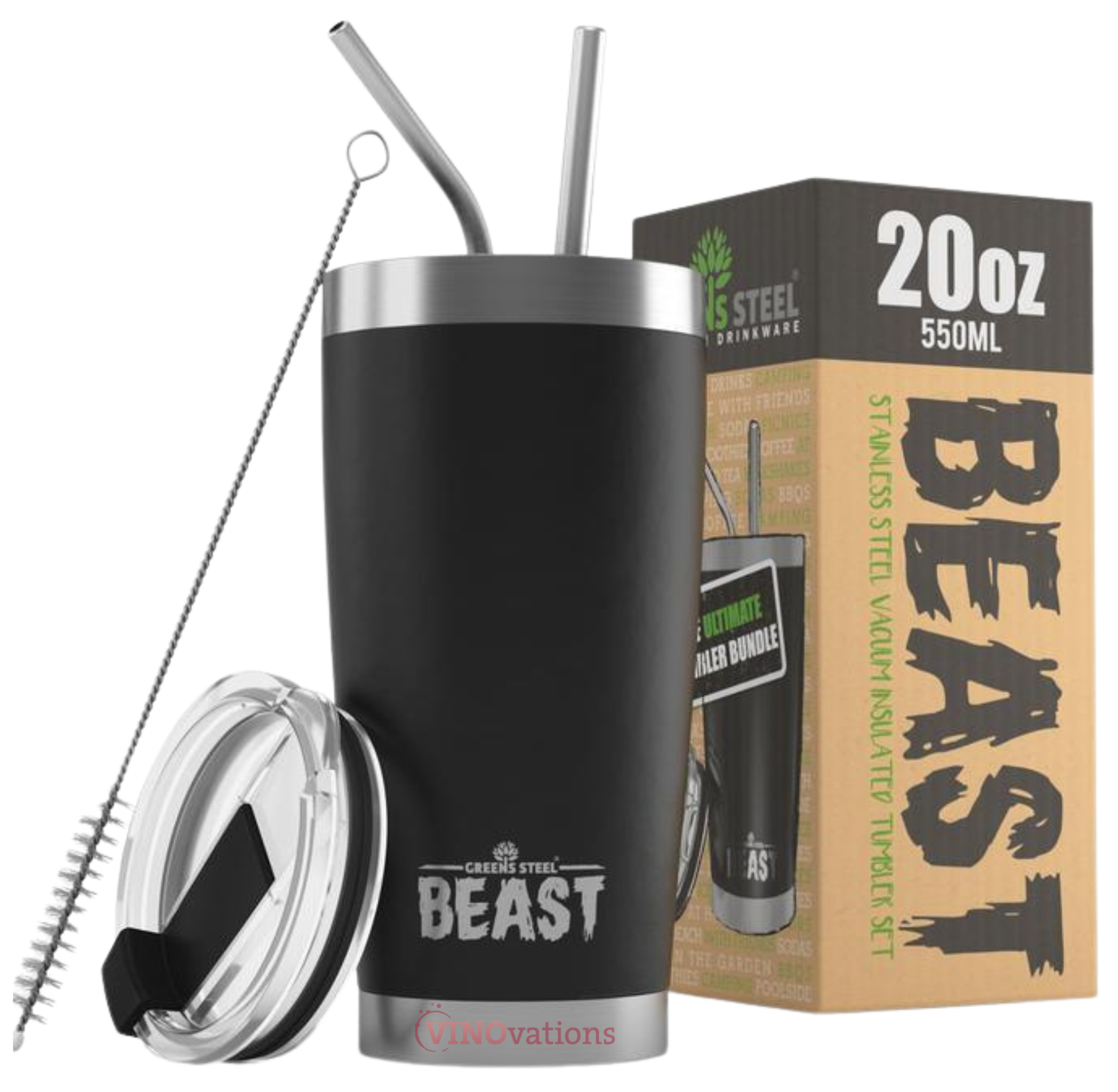 BEAST Custom Engraved 20oz Tumbler
