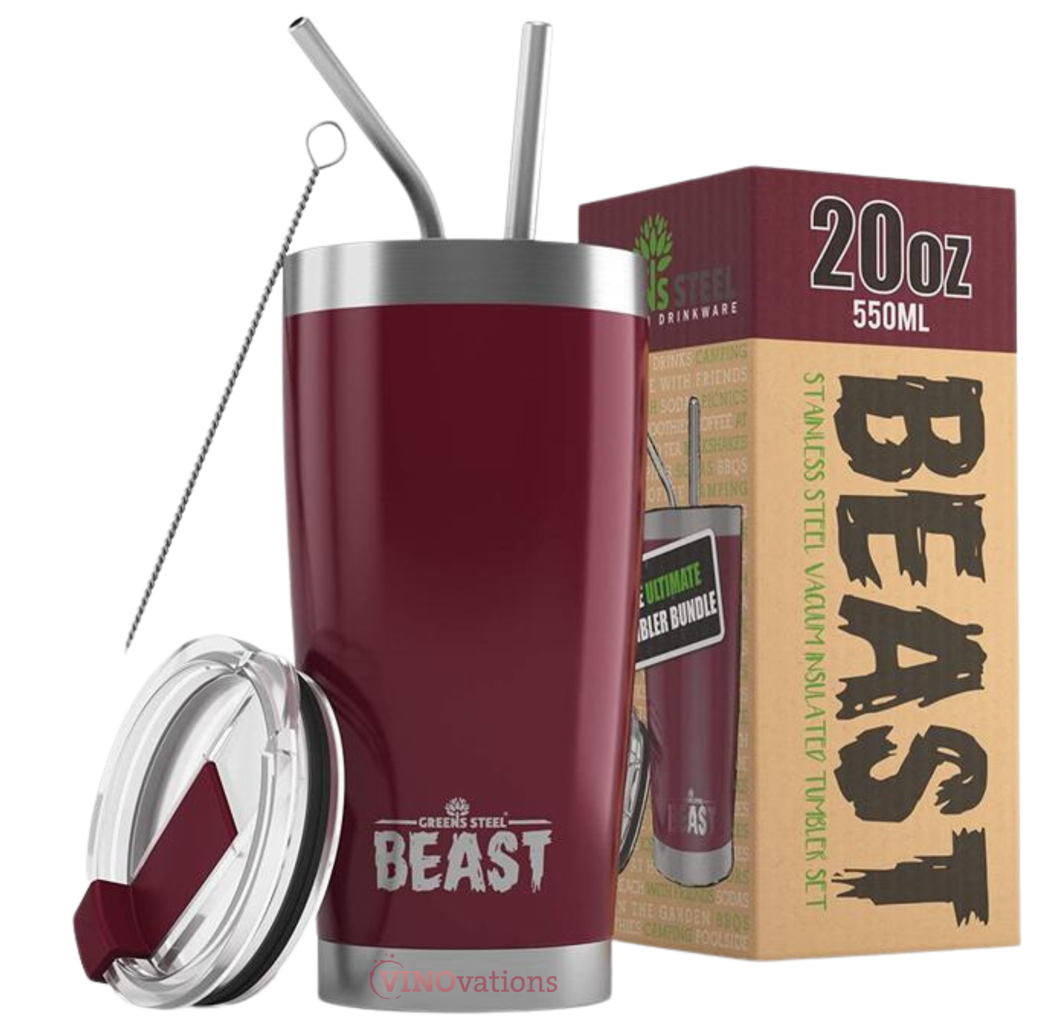 BEAST Custom Engraved 20oz Tumbler