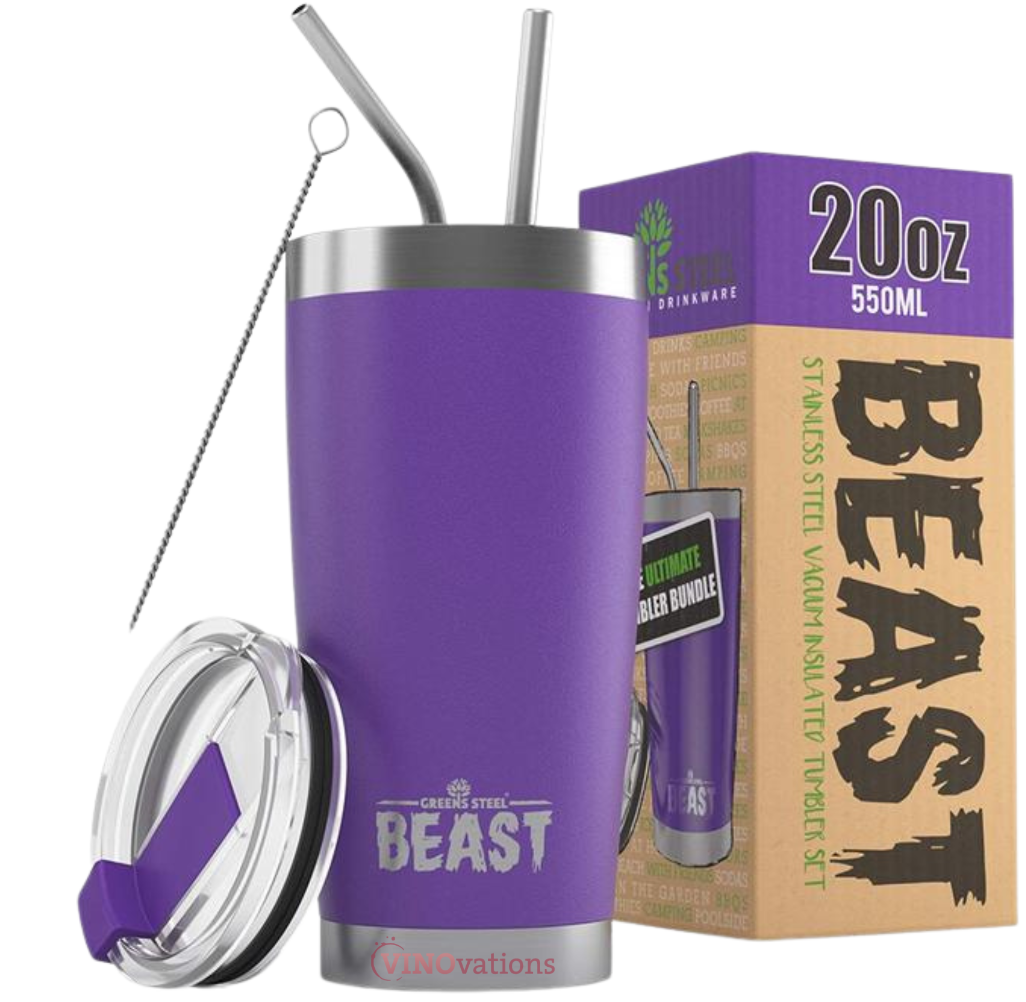 BEAST Custom Engraved 20oz Tumbler