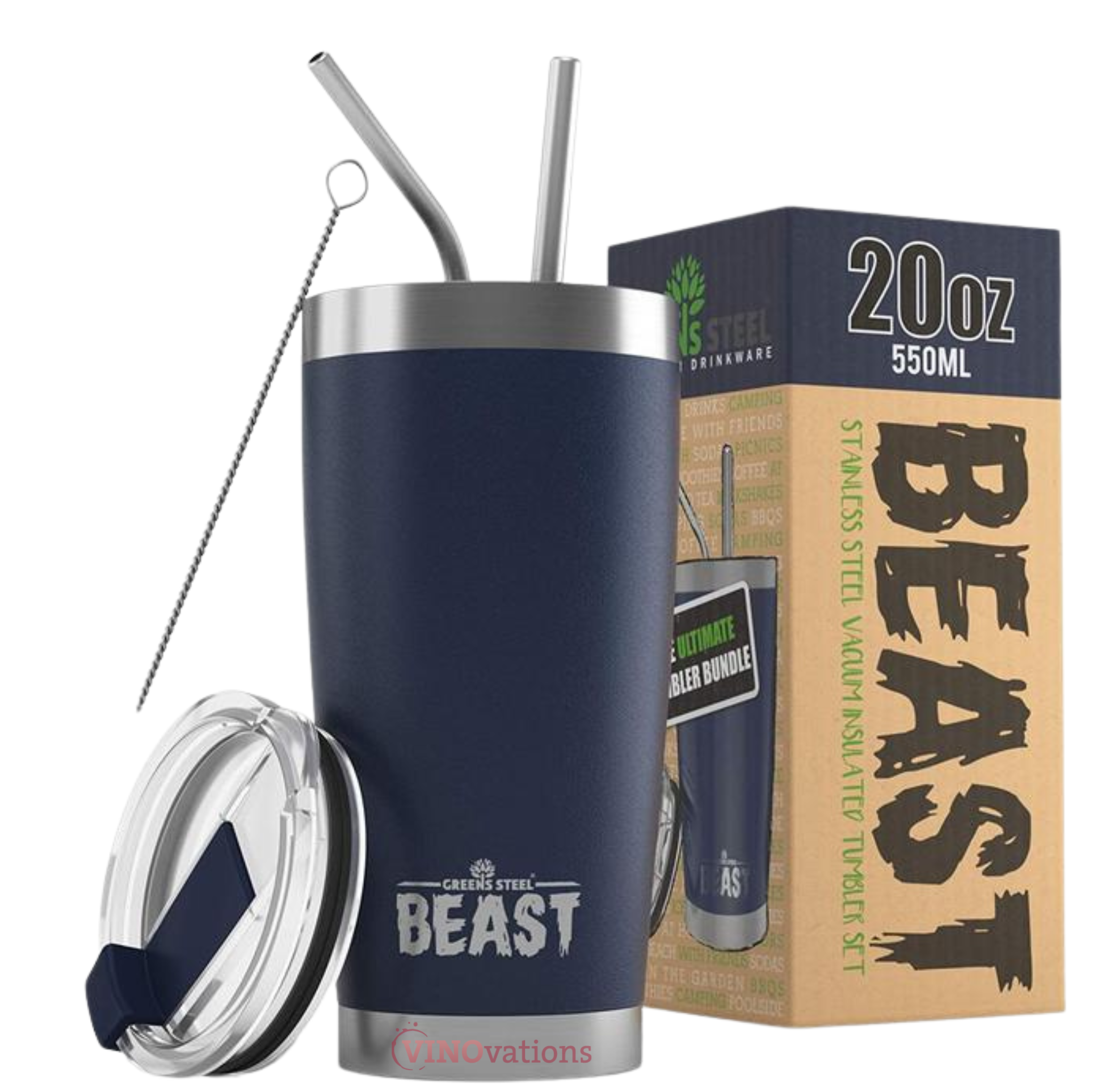 BEAST Custom Engraved 20oz Tumbler