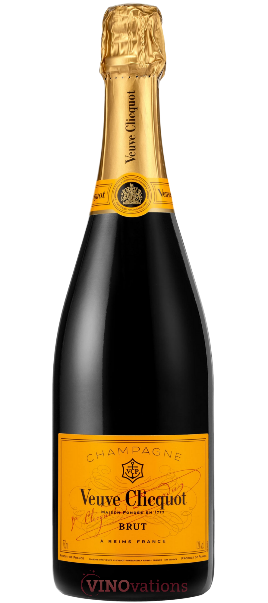 Veuve Clicquot Yellow Label with ENGRAVING